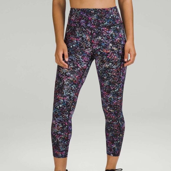 Lululemon Fast and Free High-Rise Tight 25" Floral Spray Multi- Size 4 (2022) - Picture 11 of 13